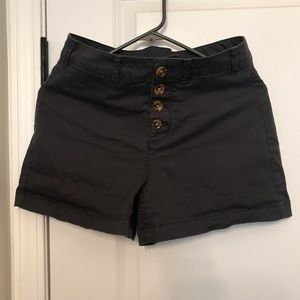 Old Navy high waisted dark grey shorts